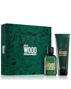 DSQUARED GREEN WOOD POUR HOMME EDT 100ML+ SHOWER GEL 150ML