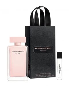 NARCISO RODRIGUEZ FOR HER EDP 100ml+PURE MUSC EDP 10ml TRAVEL SET